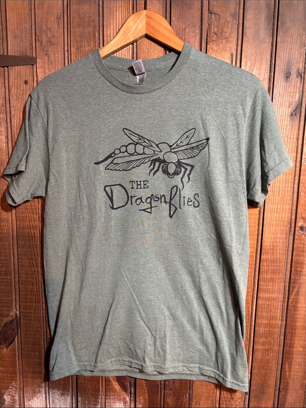 The Dragonflies Green Graphic Men's T‑Shirt